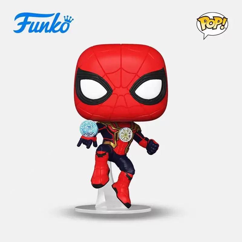 Figurka Funko Pop Spider-Man Akcja Anime Strój Ostatniej Bitwy # 1160 # 913 Q Version Statue Doll Collectibles Global Limited Toy