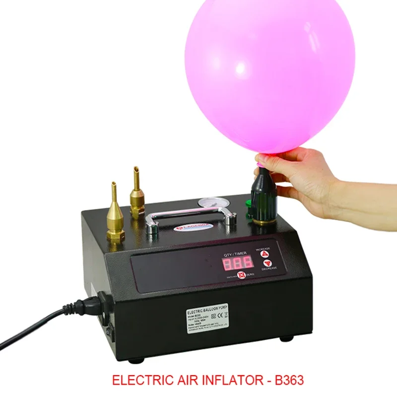 

Electric Balloon Pump Machine B352N Balloon Blowing Timed and Quantitative Helium Charging Portable Foot-operated Ball Expander
