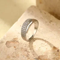 Fashion Irregular Geometry Full of Zircon Rings Personality Multilayer Index Finger Ring for Women Charm Jewelry Accessory Gifts - Image 5