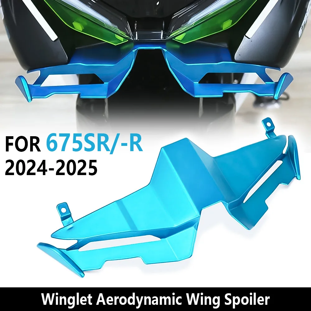 

For CFMOTO 675SR 675SR-R 2024 2025 Motorcycle Front Fairing Winglets 675SR/-R Aerodynamic Wing Shell Cover Protection Guards Kit