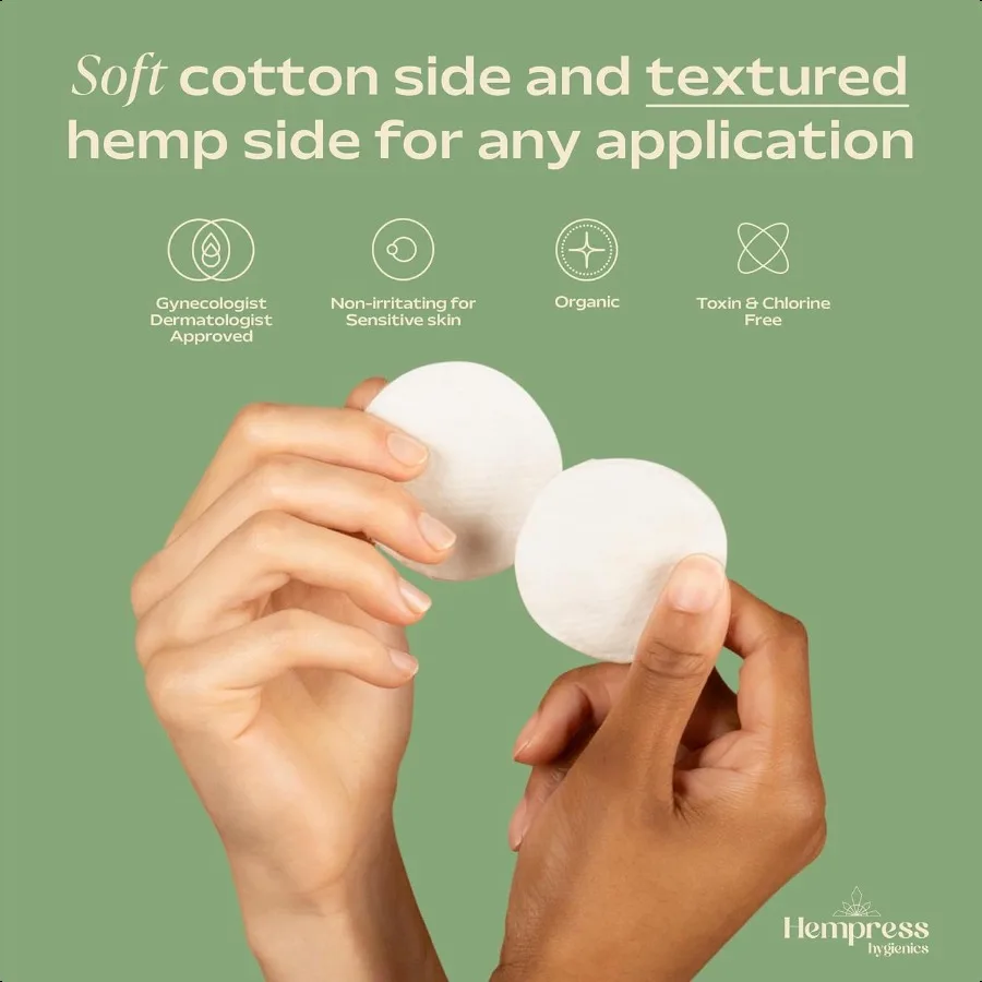 Organic Cotton Rounds for Face Exfoliating Gentle Makeup Remover Pads Perfect for Cleansing Toning Refreshing and Applying Skin