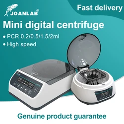 Pcr Centrifuge Machine Цифровая высокоскоростная плазменная центрифуга Лаборатория Микроцентрифуга 4000 об / мин 12000 об / мин 0,2 / 0,5 / 1,5 / 2 мл Центрифужная пробирка