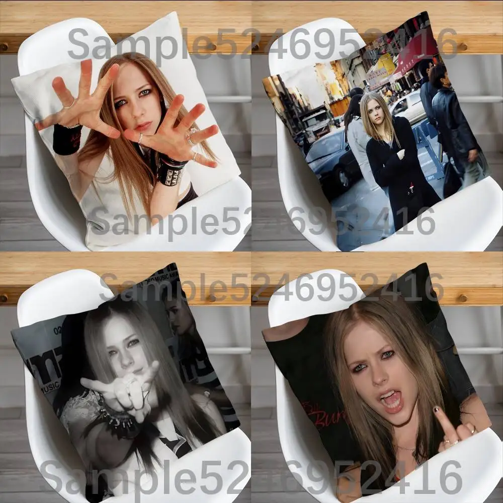 A-Avril Lavigne Let Go Cushion Cover Pillow Cover Decor Pillowcase Printed Cushion Case For Couch
