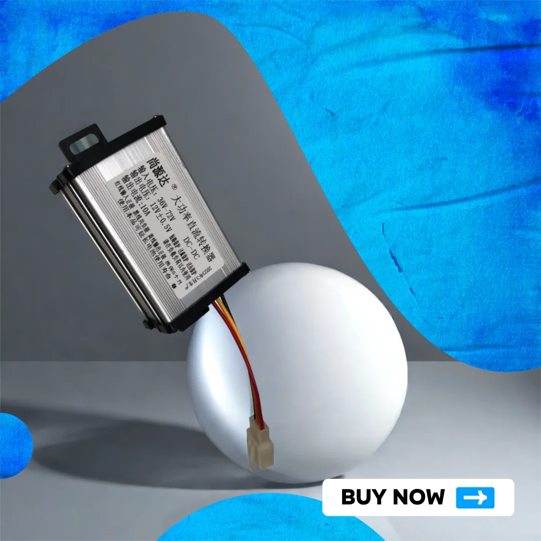 

36V/48V/60V/72V Input DC-DC Converter, 12V 10A 120W Output Step Down Transformer, E-bike Electric Power Supply Adapter Module