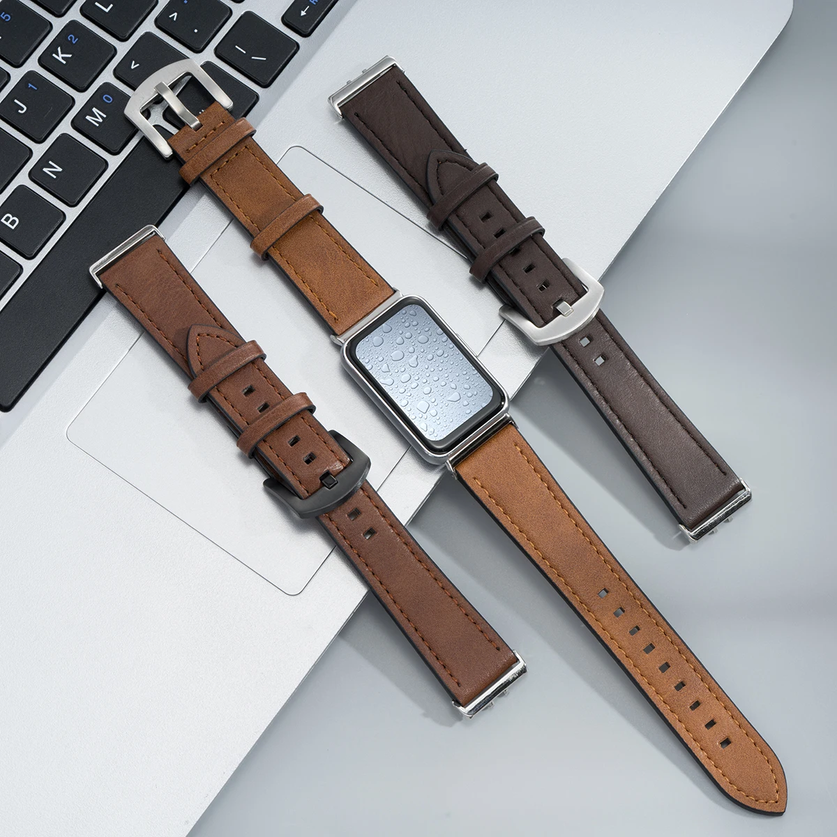 Leather Strap For Samsung Galaxy Fit 3 Sports Watch Band Accessories Replacement Belt Wristband For Galaxy Fit 3 Bracelet Correa
