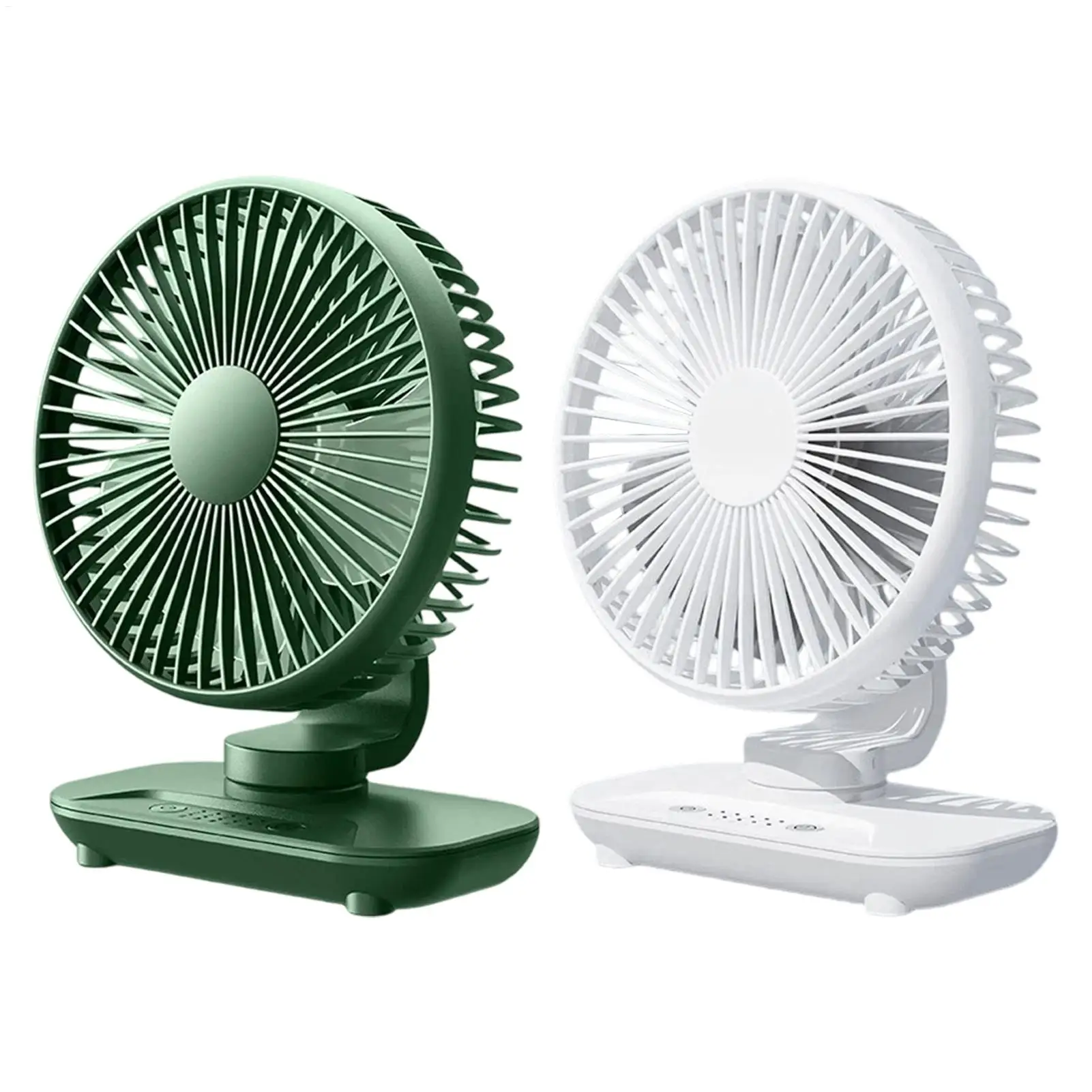 2000mAh Cordless Rechargeable 5 Speed Small Oscillating Desk Fan Desk Fan Oscillating For Home Bedroom Living Room Kitchen