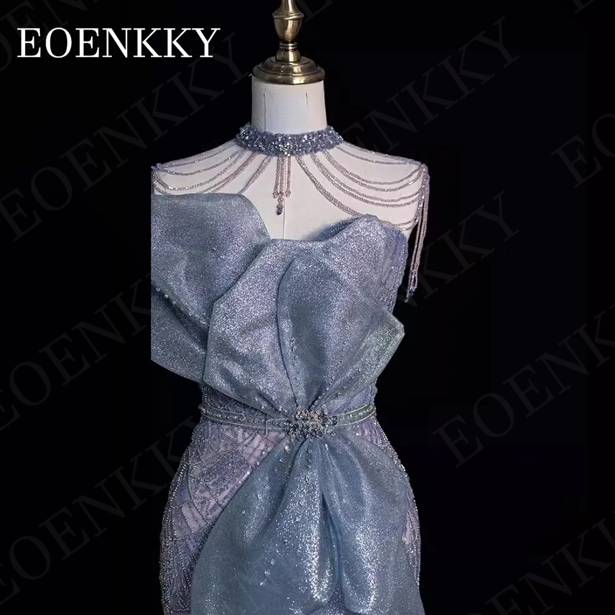 Robe de Soirée de Forme Sirène pour Occasions Spéciales, Tenue Sexy, à la Mode, Dubaï, Luxueuse, Longueur au Sol, Arabie Saoudite Sexy sirène perlée robe de soirée de mode Longueur des étages de luxe à Dubaï Vêtements