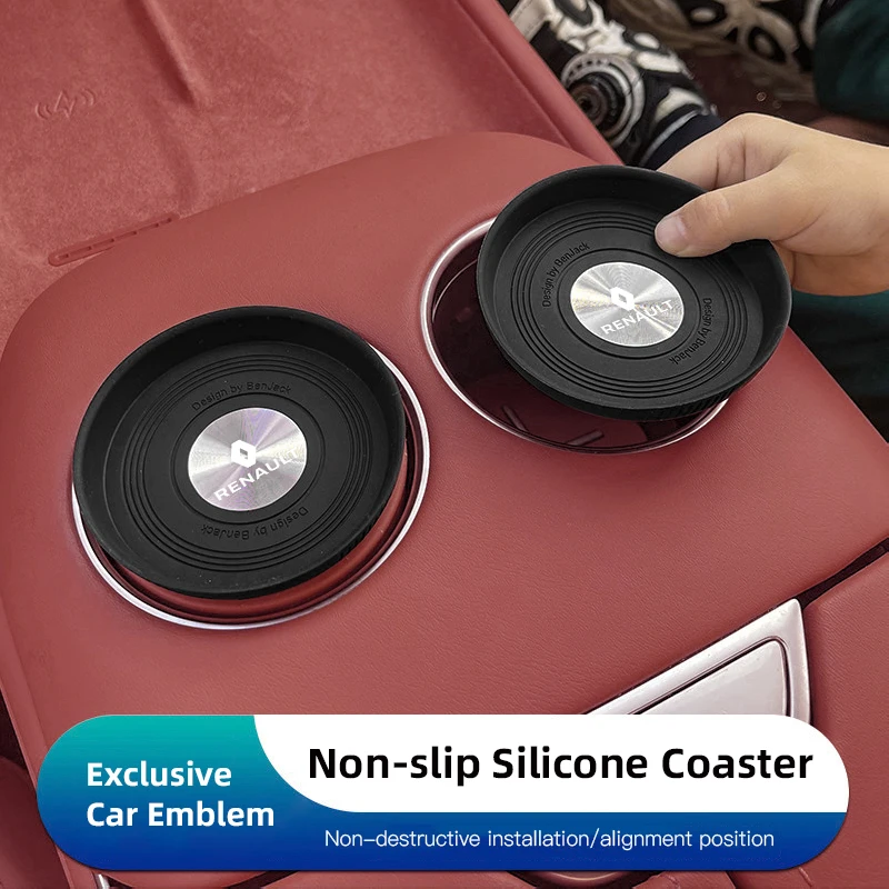 

Новые силиконовые подставки из мягкой ткани с защитой от скольжения для Renault Fluence, Captur, Megane, Clio, Kadjar, Talisman, Ar (2026)