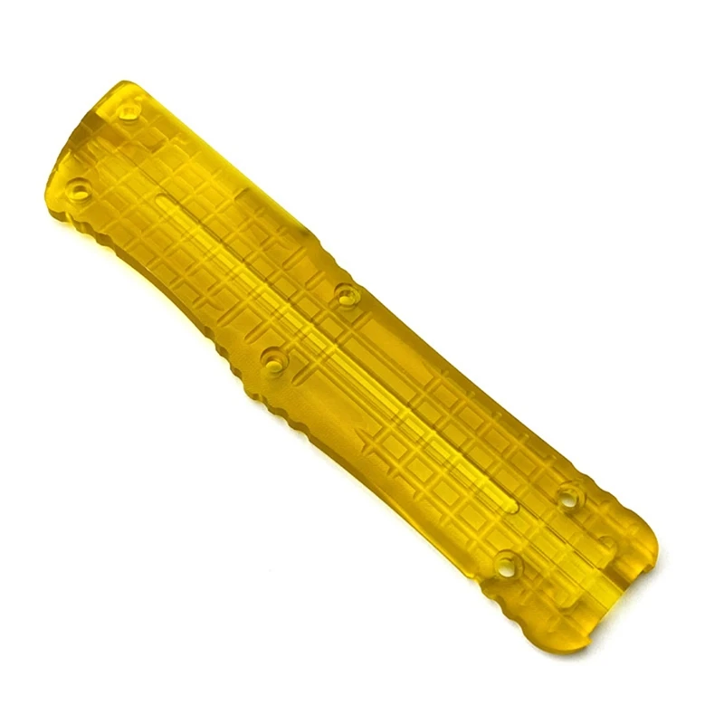 Punho de faca remendo claro apertos escalas remendo para microtech combate troodon faca dobrável alças verificar padrão