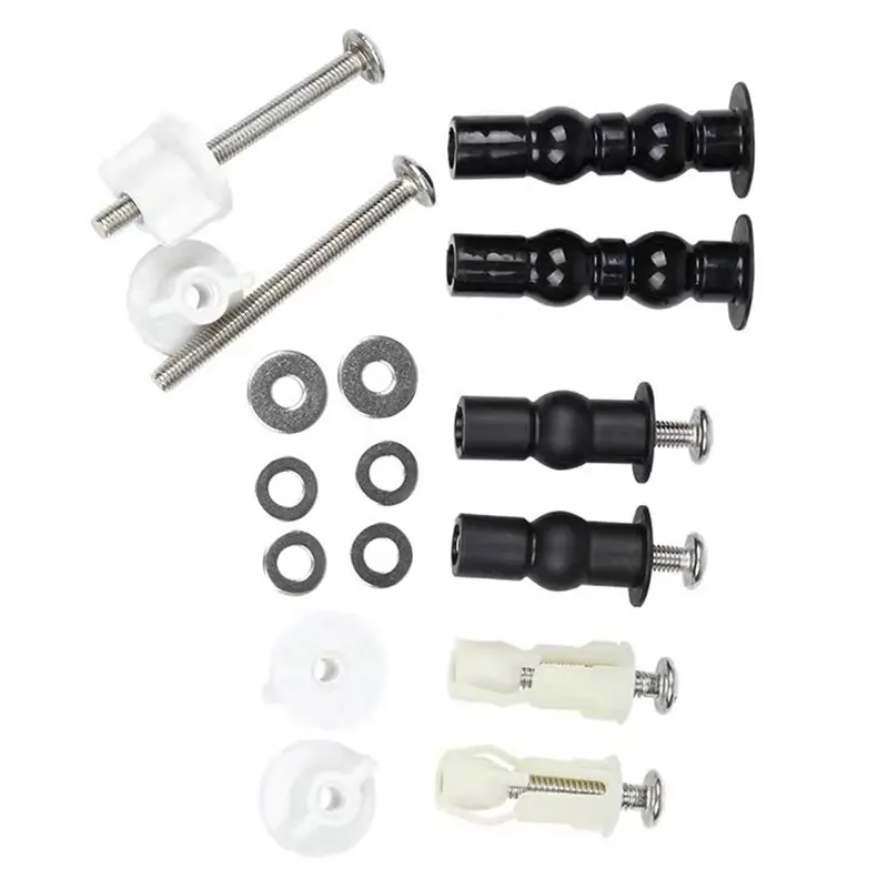 ABLN-Shockproof Toilet Seat Replacement Screws, Universal Toilet Seat Bolt Set For Most Standard Toilets