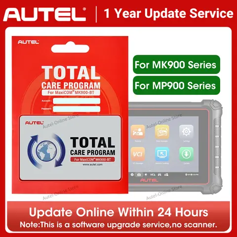 Autel One Year Software Update Service For MK900, MK900BT, MP900, MP900BT, MP900TS MK900TS Annual Subscription Software Upgrade
