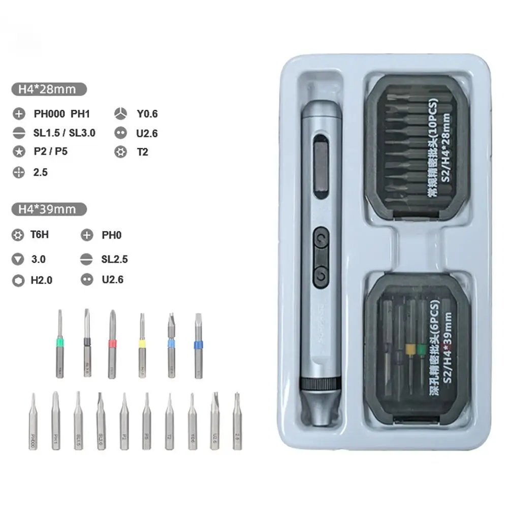 

50 in 1 Electric Screwdriver Set Magnetic Precision Magnetic Screwdriver Set Durable Type-C Fast Charging