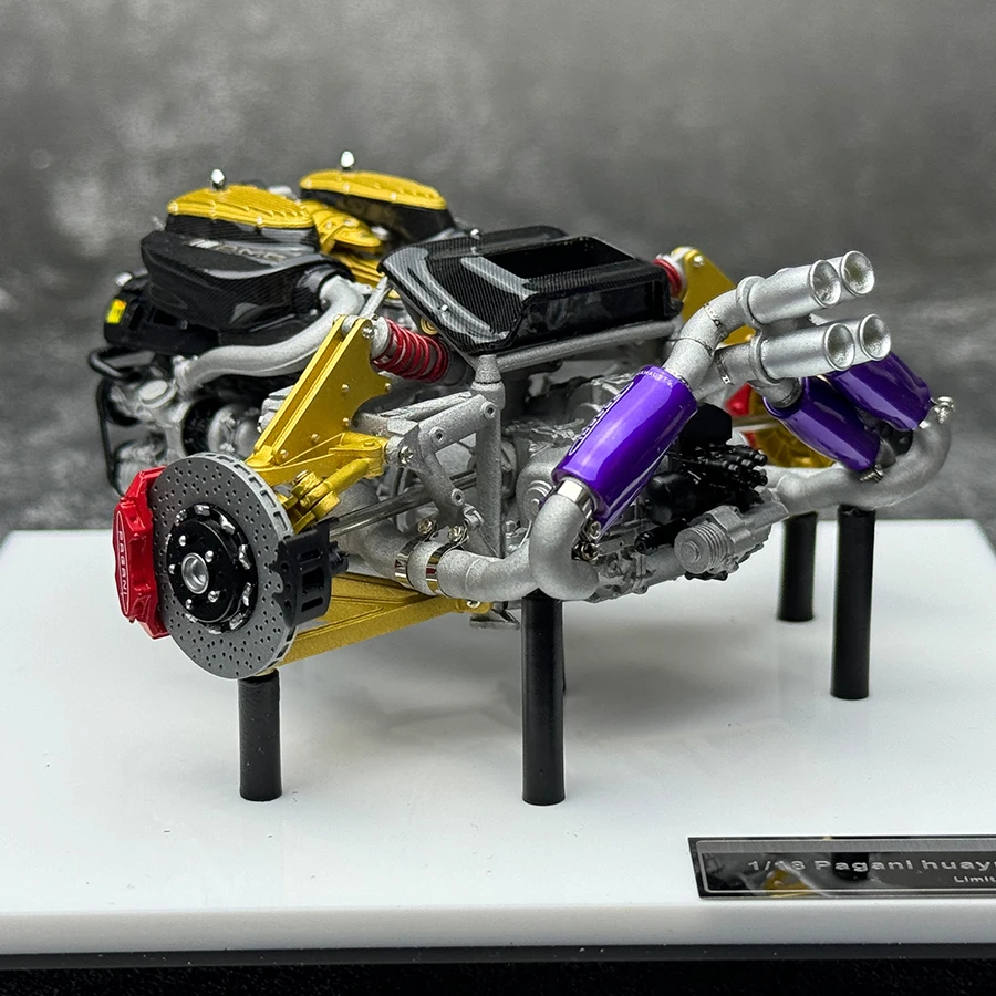 VMB 1/18 for Pagani Huayra Engine Engine Model Resin Decoration Collection Gifts Static model Holiday gift collection