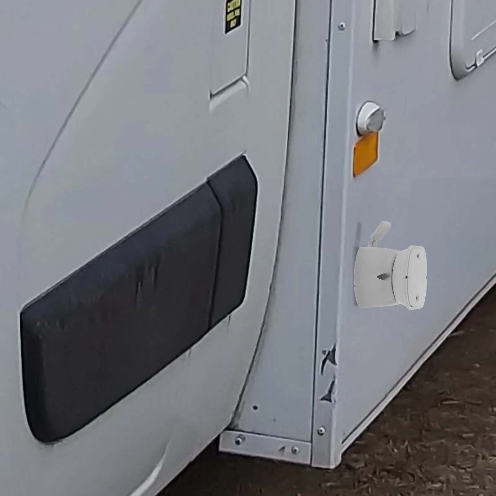 

Replaceable Steel Entry Door Catch Latch Holder Durable Rv Door Holder for Camper Trailer Refrigerator Truck Entry Catch