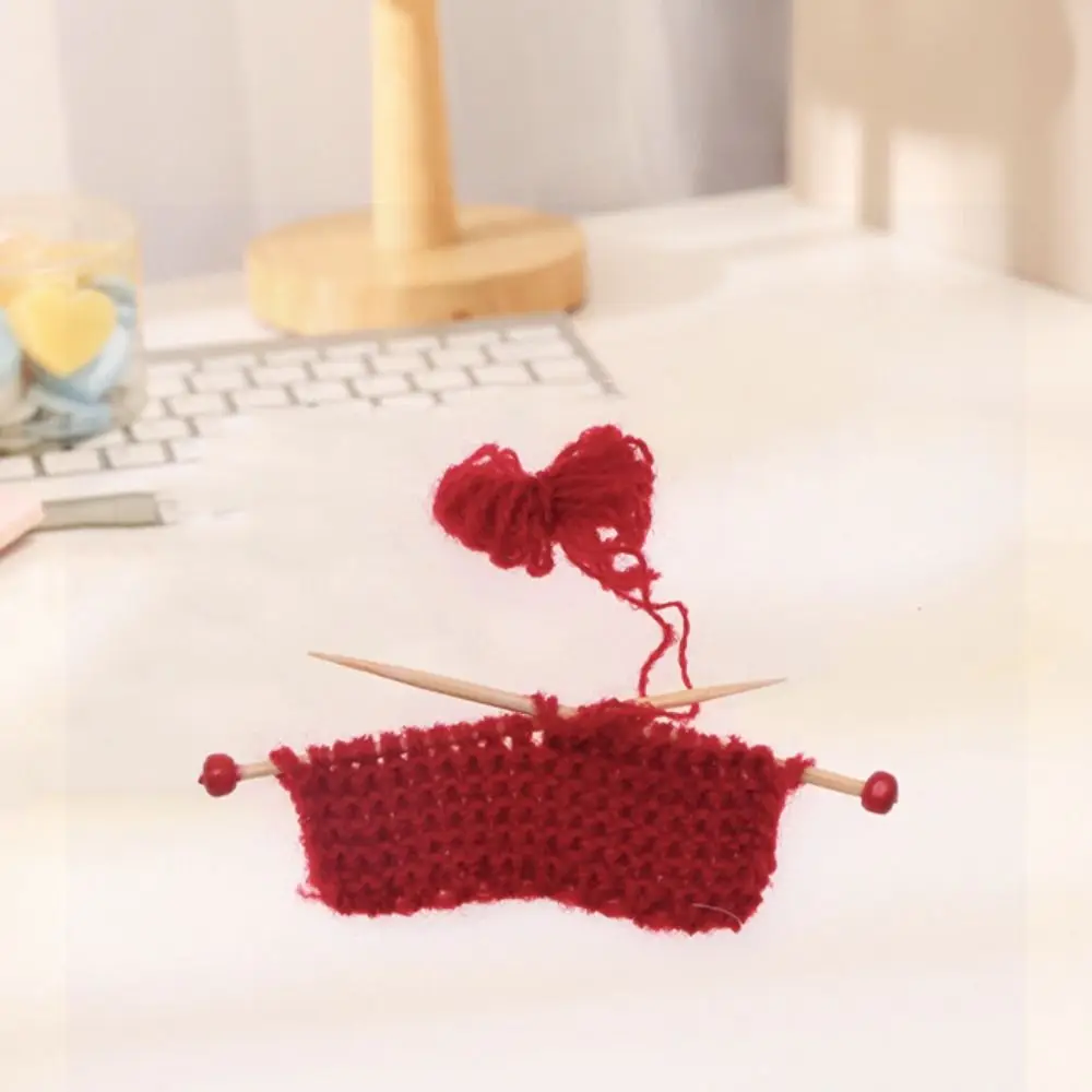 Thick Thread Miniature Knit Sweater Model Scene Props Handicraft Dollhouse Simulation Knitting Yarn Imitation Colorful