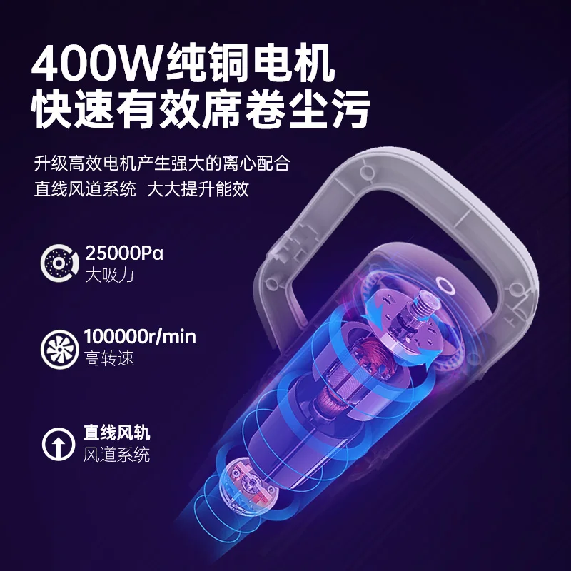 Aspirapolvere cablato con grande aspirazione Aspirazione e pulizia portatile ad alta potenza Macchina 2 in 1