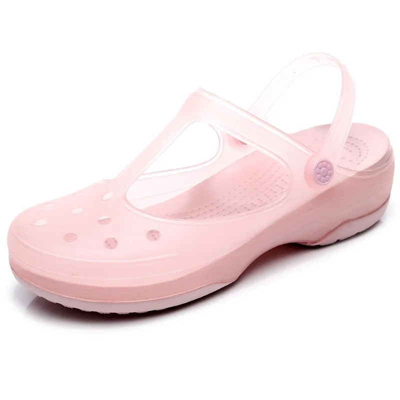 Zoccoli da donna zoccoli da spiaggia pantofole traspiranti sandali da donna scarpe di gelatina scarpe da giardino carine zoccoli per ragazze 2024