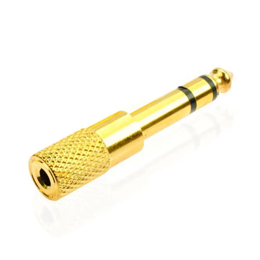 6.5mm Female to 3.5mm Male Jack 3.5 Female to 6.35mm Male Plug Mono Audio Microphone Adapter Converter Aux Cable for Stereo AUX