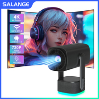 Salange 4K Projector K2 Smart Android 11 with Ambient Light BT Speaker WIFI Auto Focus Keystone Free-Style Home Outdoor Movie ﻿