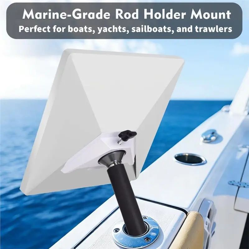Rod Holder Mount For Boat For Boat Mount With Pipe Adapter For Starlink Mini Antenna SPX-04176000-501 Yacht Sailboat RV