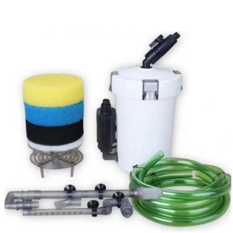 

Small Mini Biochemical Sponge Filter External Media Canister Aquarium Filter Fish Tank Water Treatment Machine