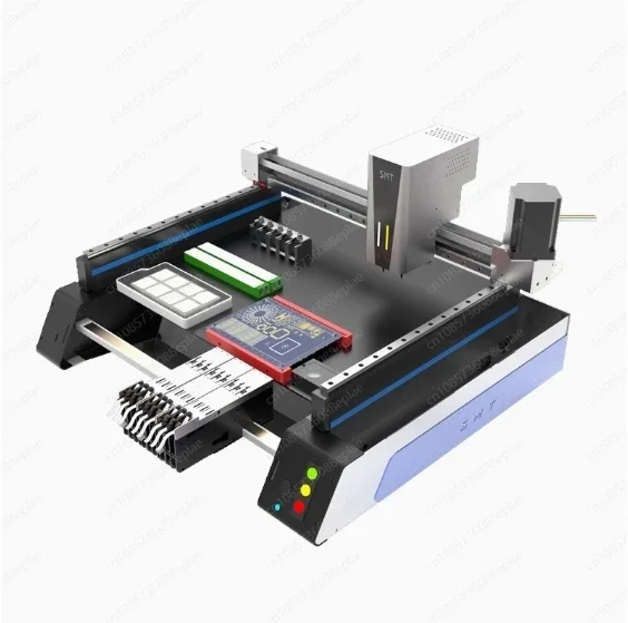 Small desktop placement machine automatic dual vision research and development PCB proofing