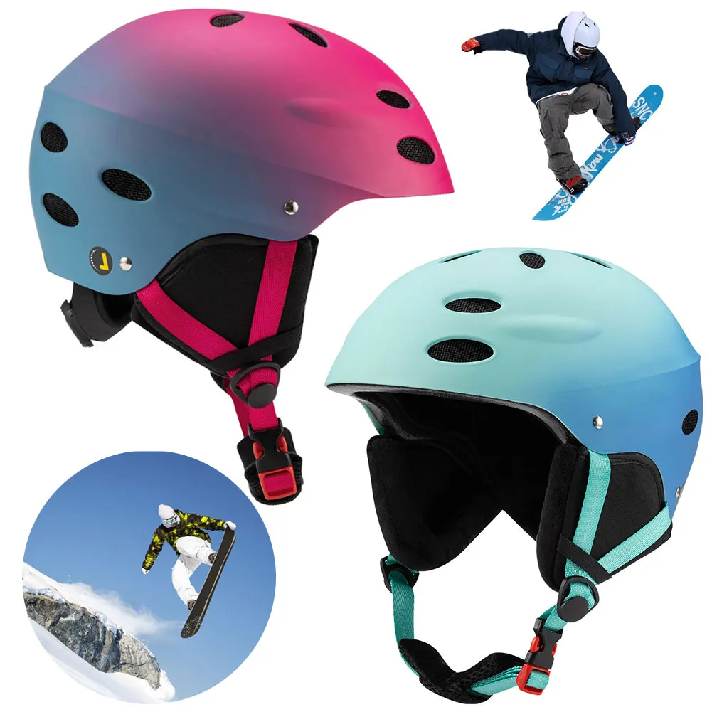 

Ski Helmet Safety Durable ABS Shell Protective EPS Foam Snowboard Helmet Removable Gradient Ski Helmet for Men Women Adult Youth