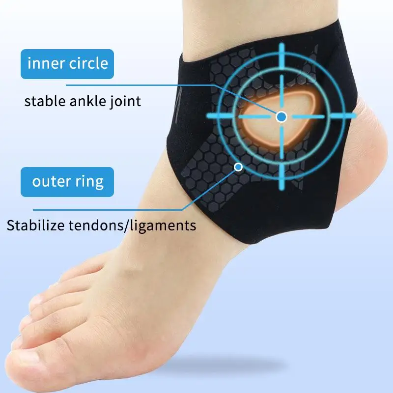 Knöchelbandage-Stützsystem mit Kompressionsmanschette und Fußriemen für optimale Behandlung von Plantarfasziitis – Detail 6