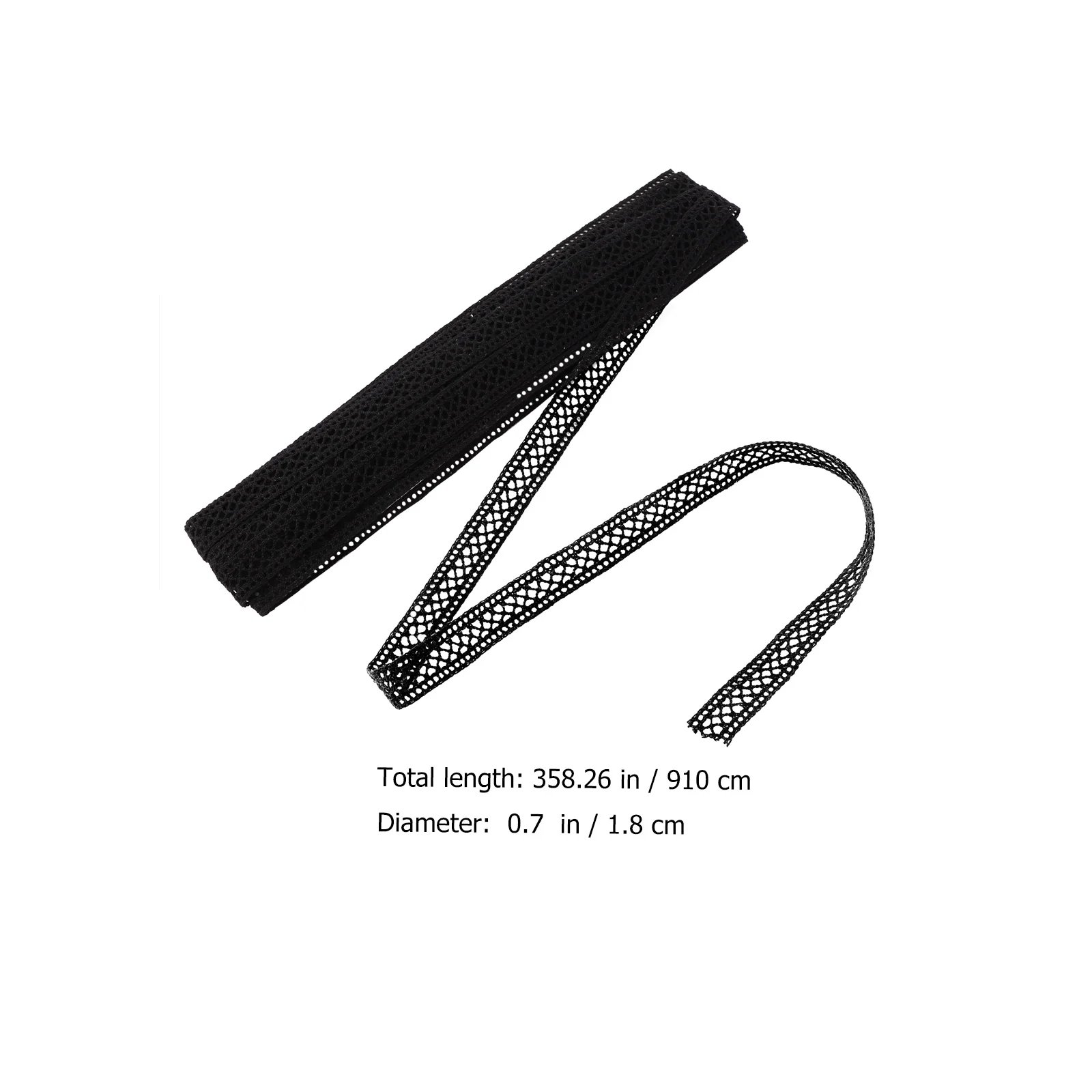 

10 Yards Lace Flower Border Design Tassel Decorative Fabric Cotton Thread Durable Wedding Dress Accessory Hair Hat Shoe