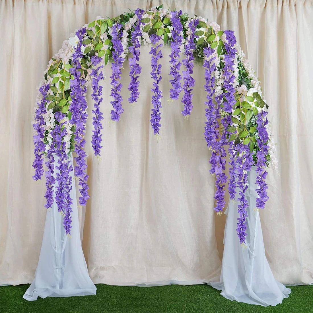 Artificial Flower Rattan Hot sale Home Wedding Celebration hotel festival Party Outdoor Garden arch garland DIY gift box Decor