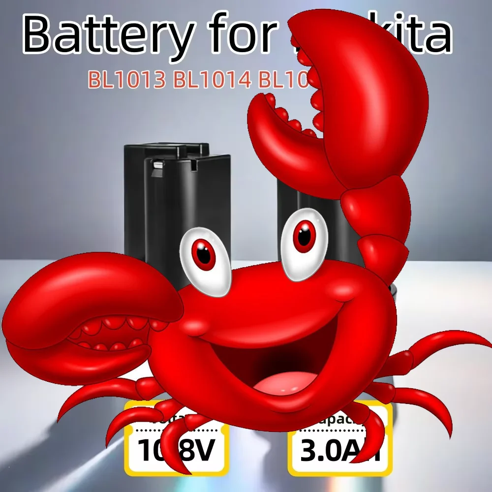 

Li-ion Battery 10.8V 3000mAh Real capacity For Makita BL1013 BL1014 BL 1013 BL 1014 LCT203W 194550-6 194551-4 195332-9 DF030D