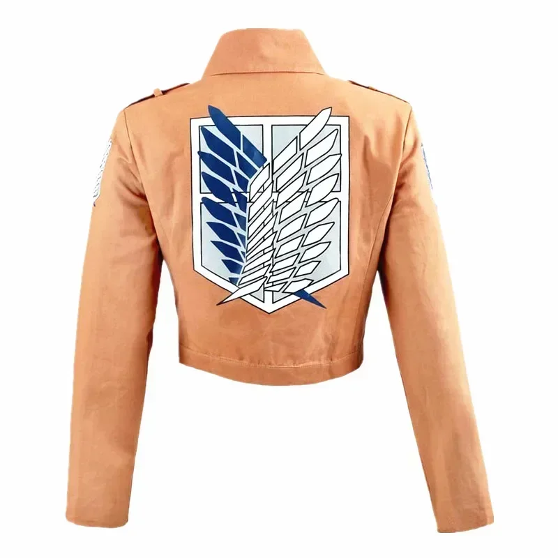 

Взрослые аниме аттаке сер Титан Косплей Shingeki No Kyojin Косплей veste japonais Аниме marron manteau Хэллоуин/Карнавал рождественский