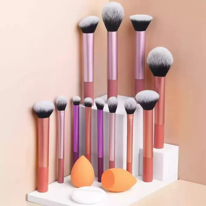 6/7/8/12pcs Set Professional Makeup Brushes Set Soft Easy To Clean Foundation Powder Contour Blush Eye Shadow Beauty Cosmetic