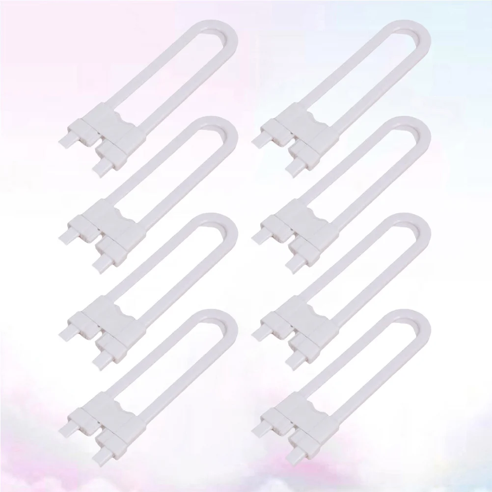 

8 шт., защитные замки для младенцев и детей, прочный защитный замок из АБС-пластика для холодильника, ящика, шкафа, предотвращающий уход за детьми