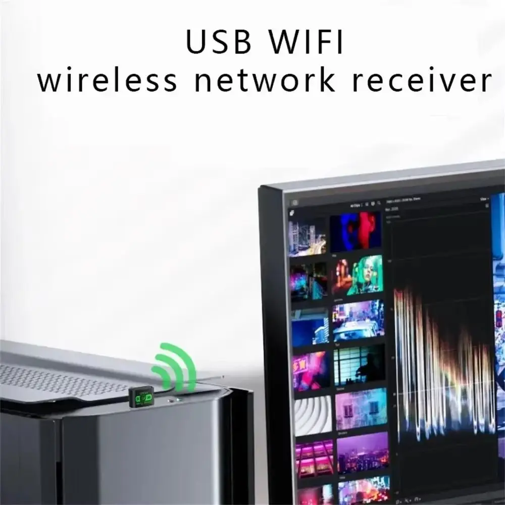 

WiFi Receiver Wifi Network Adapter Network Card AX900 WLAN Dongle Dual Band Free Driver WiFi Receiver