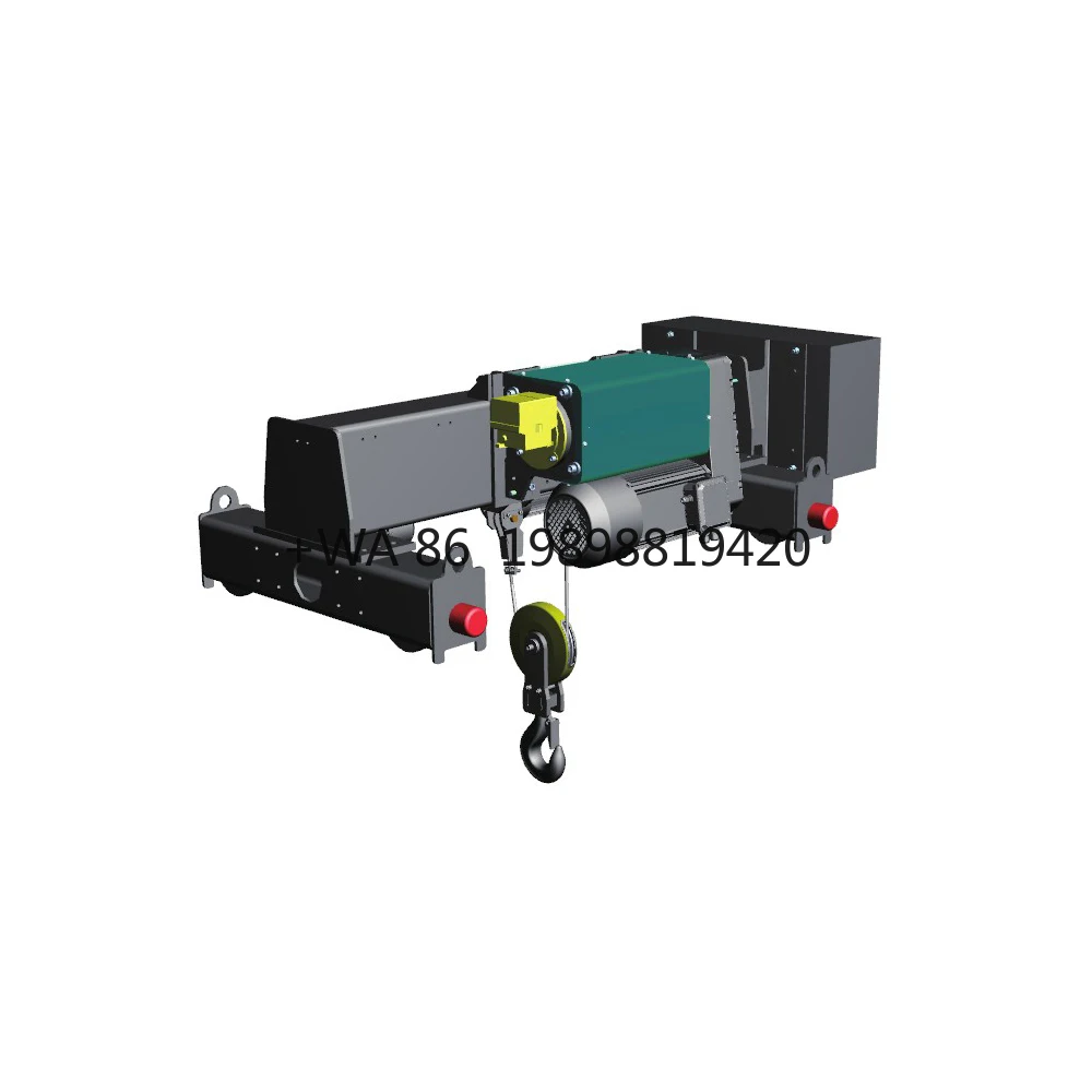 Personalizzato 1T Migliora paranco elettrico Industria pesante Accessori per la movimentazione dei materiali Paranco elettrico Funzionamento sicuro Controller