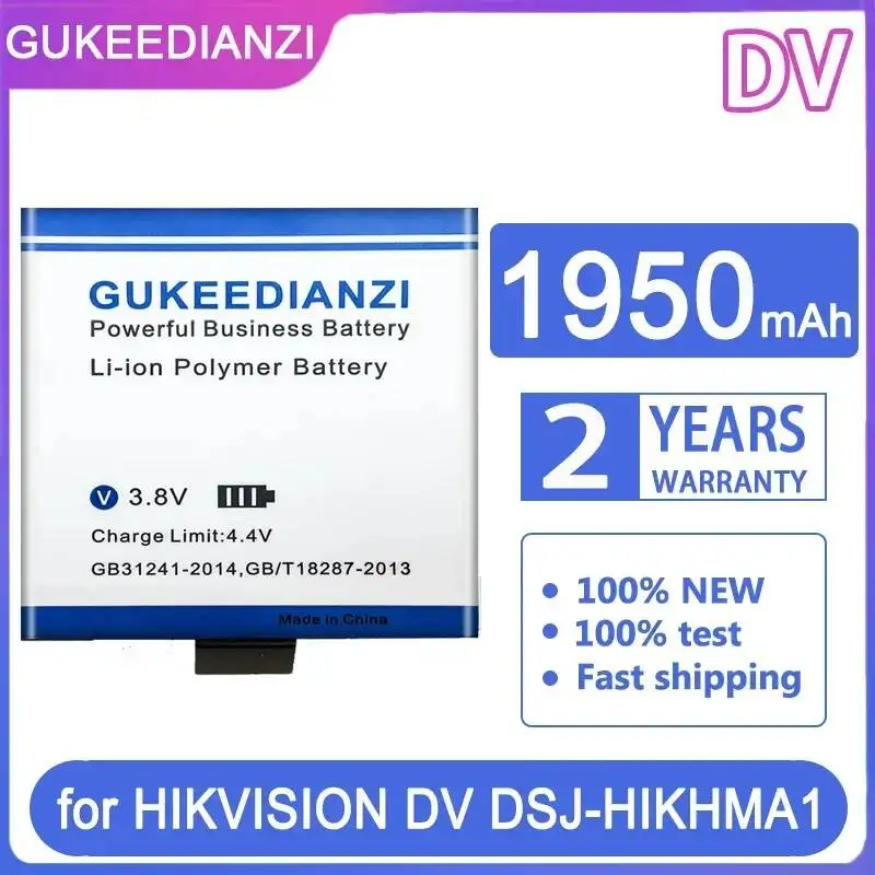 

For Hikvision Dsj-HIKHMA1 Czjz B DV High Performance 1950mAh Body Camera Battery DV Dsj-HIKHMA1