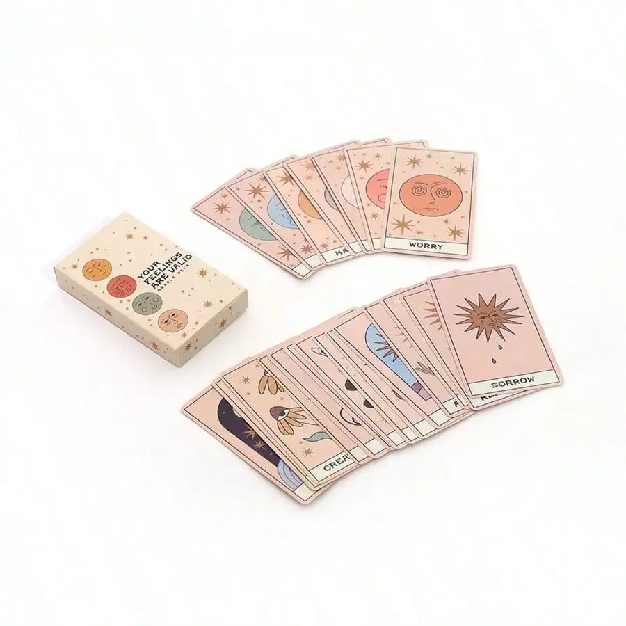 

Your Feelings Are Valid Oracle Cards Tarot Cards Fortune Telling Game Card Party Game