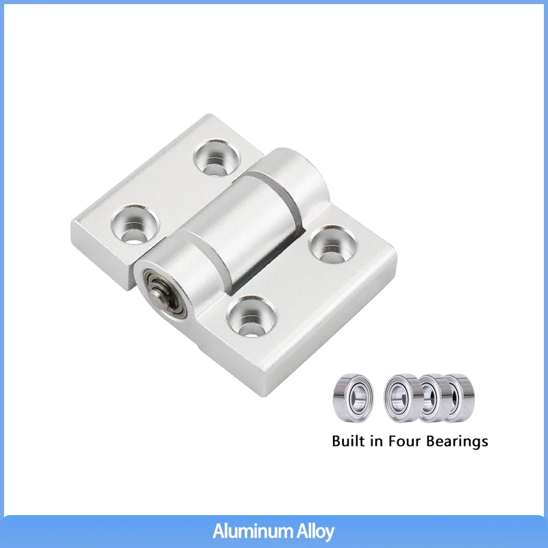 

Industrial Thickened Silent Bearing Hinge 50*66 Aluminum Profile Die Precision RF Equipment Door Distribution Box Hinge