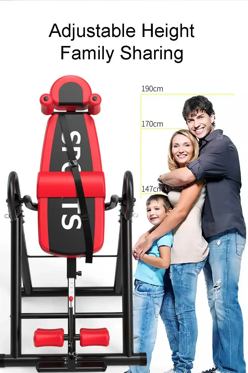 Inverted Table Gym Equipment Back Pain Relief Therapy Inversion Table