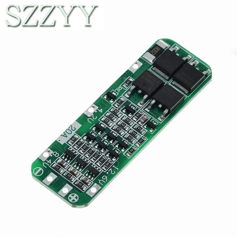 3S 20A Li-ion Lithium Battery 18650 Charger PCB BMS Protection Board For Drill Motor 12.6V Lipo Cell Module 64x20x3.4mm