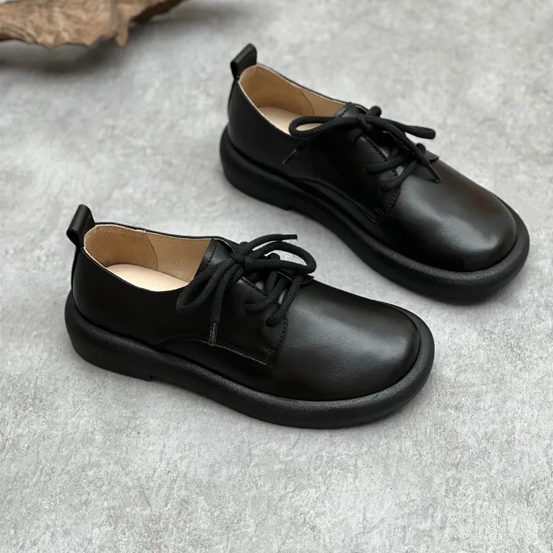 Genuine Leather Oxford Shoes Loafers For Women Sneakers Female Oxfords Luxury Flats Single Shoes Woman Spring Summer