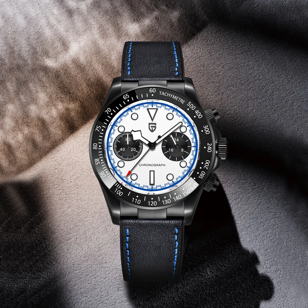 2026 New PAGANI DESIGN Men's Watches Luxury Quartz Wristwatches Speed Chronograph Watch For Men AR Sapphire Waterproof Luminous