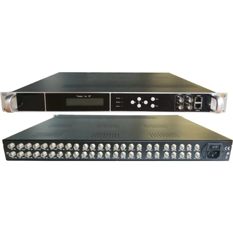 8-Channel Video Encoder, 1U Rack Mount H.264/H.265 Streaming Encoder with RTSP/RTMP/HTTP/ONVIF Support IPTV, Live Broad