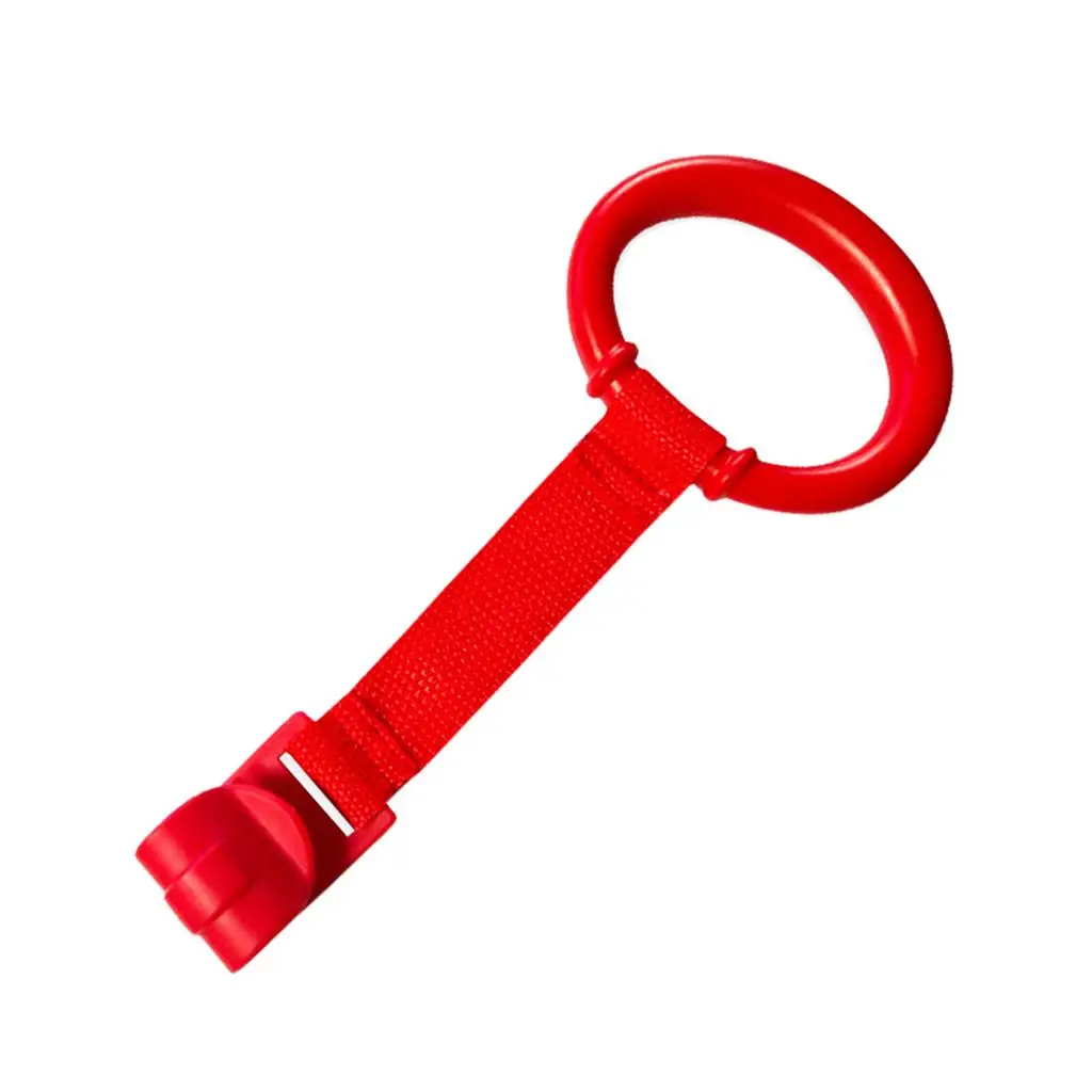 Baby Crib Pull Ring Safety Stand Up Rings for Toddlers Harness Straps Learning Walking Assistant 0-18 Months