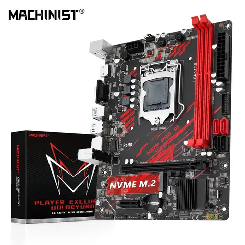 MACHINIST H81 Motherboard LGA 1150 NVME M.2 Slot Unterstützung i3 i5 i7/Xeon E3 V3 Prozessor DDR3 RAM H81M-PRO S1 Mainboard
