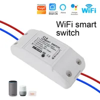 1pcs Tuya WiFi Smart Switch APP Wireless Controller Universal Breaker Timer Smart Life Work with LED Light Switch