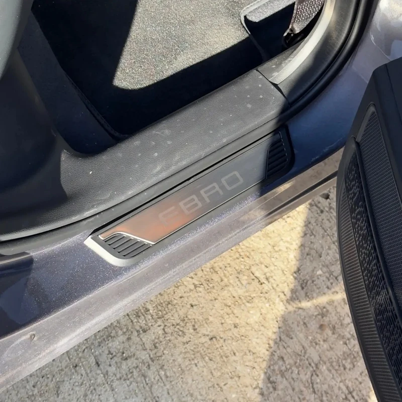 

For EBRO S700 2025 2026 Accessories Auto Parts Threshold Pedal Styling Stickers Car Door Sill Protector Scuff Plate Trim