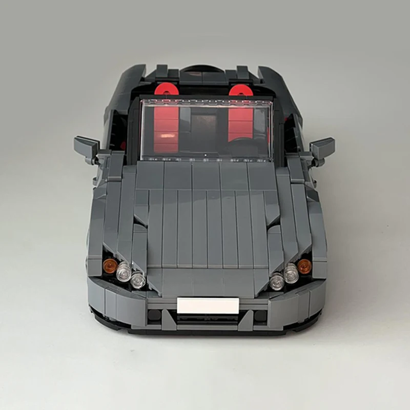 Hot 1254 PCS Moc Grigio Racing Supercar Set di modelli Building Blocks Modello personalizzato Assemblaggio Mattoni Adulti Bambini Regali di Natale