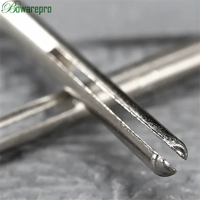 10 sztuk Shank długi papier ścierny Split Point prosto trzpienie F/ Dremel obrotowy Adapter narzędzie 2.35mm